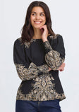 Fransa Adara Black Blouse