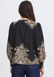 Fransa Adara Black Blouse