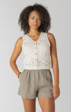 Room 34 cream vest