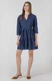 Black Tape Navy Dress